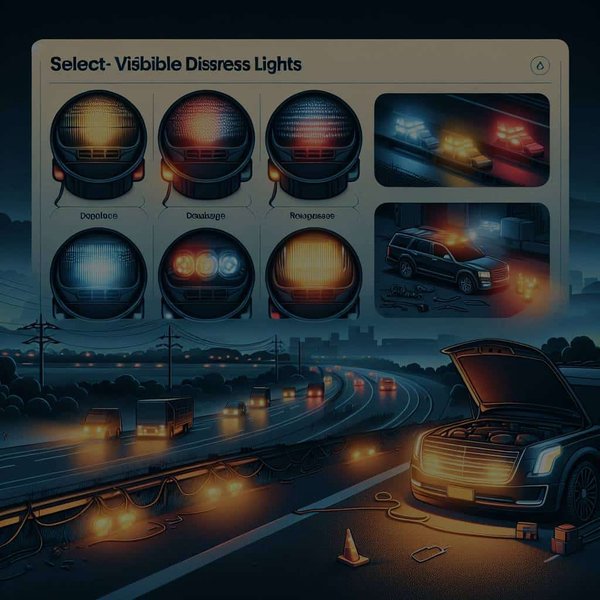 Comment choisir des feux de détresse visibles pour un véhicule en panne sur l'autoroute?