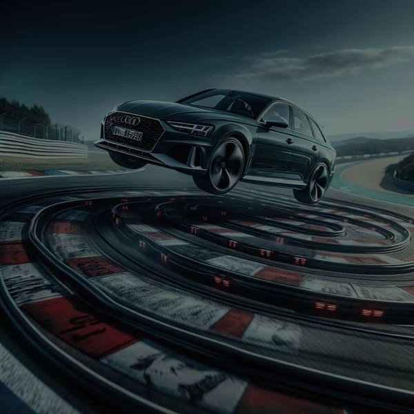 Quels sont les avantages de la suspension magnétique dans une Audi RS6 Avant sur circuit?